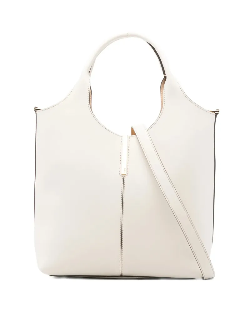 TOD'S Detachable-strap Tote Bag White