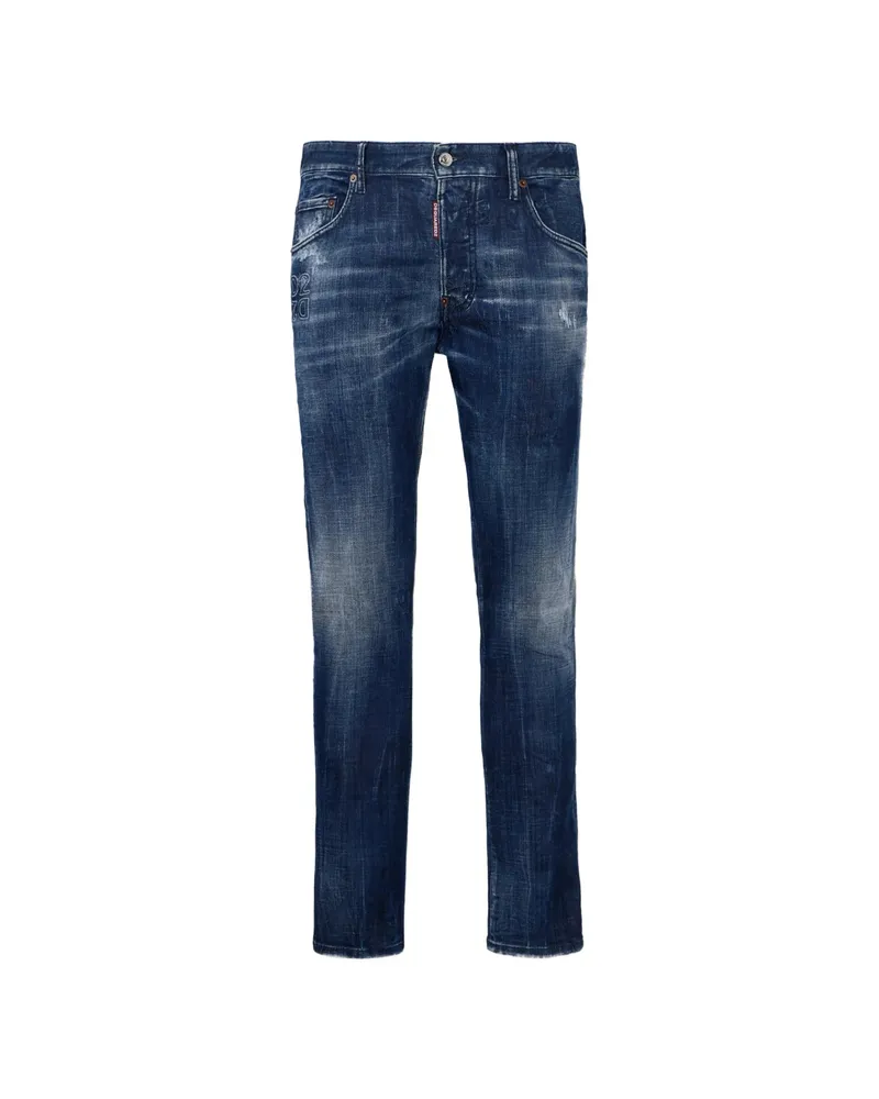 Dsquared2 Milky Way Skater Jeans Blue