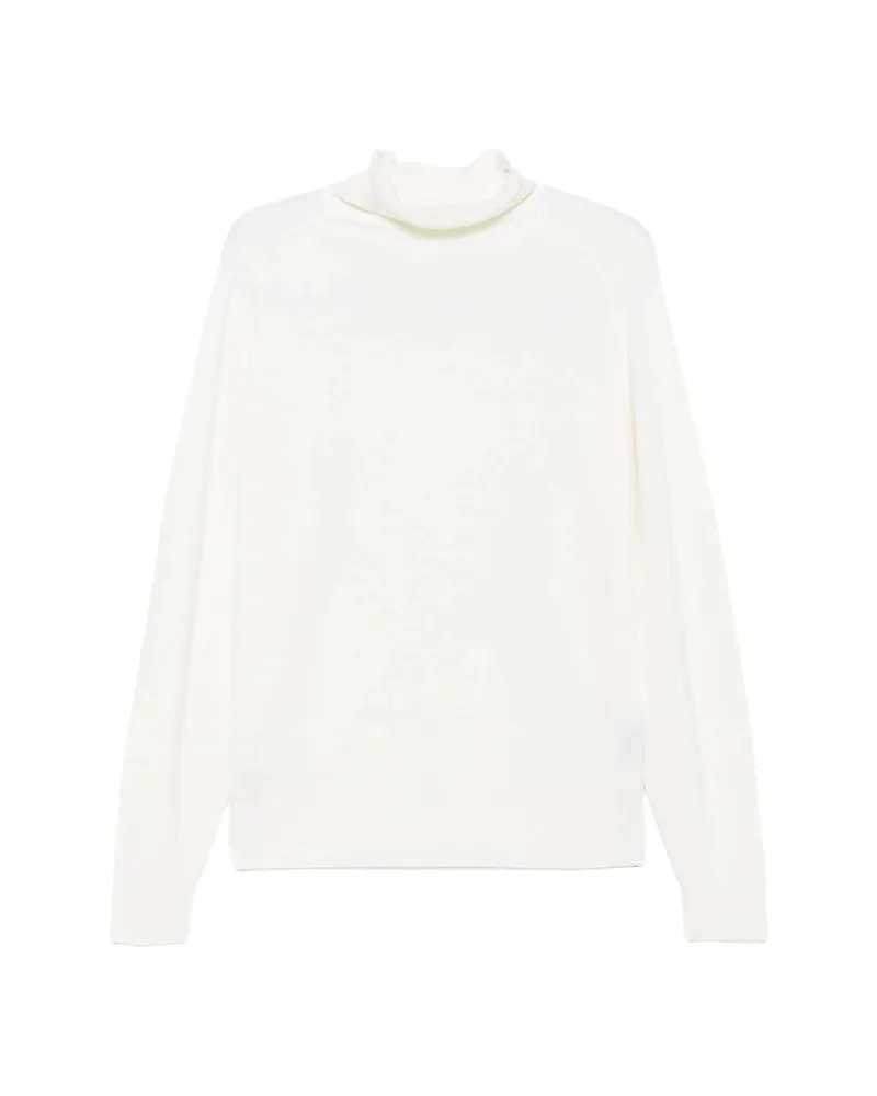 John Smedley Connell Turtleneck Sweater White