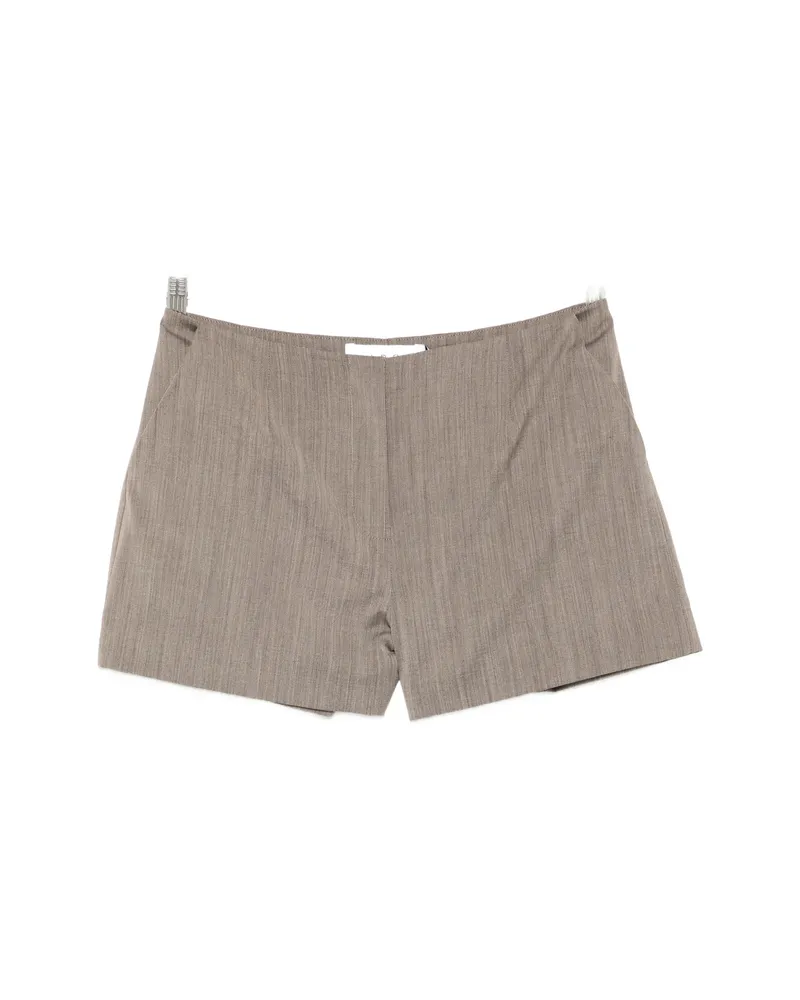 IRO Striped Shorts Neutrals