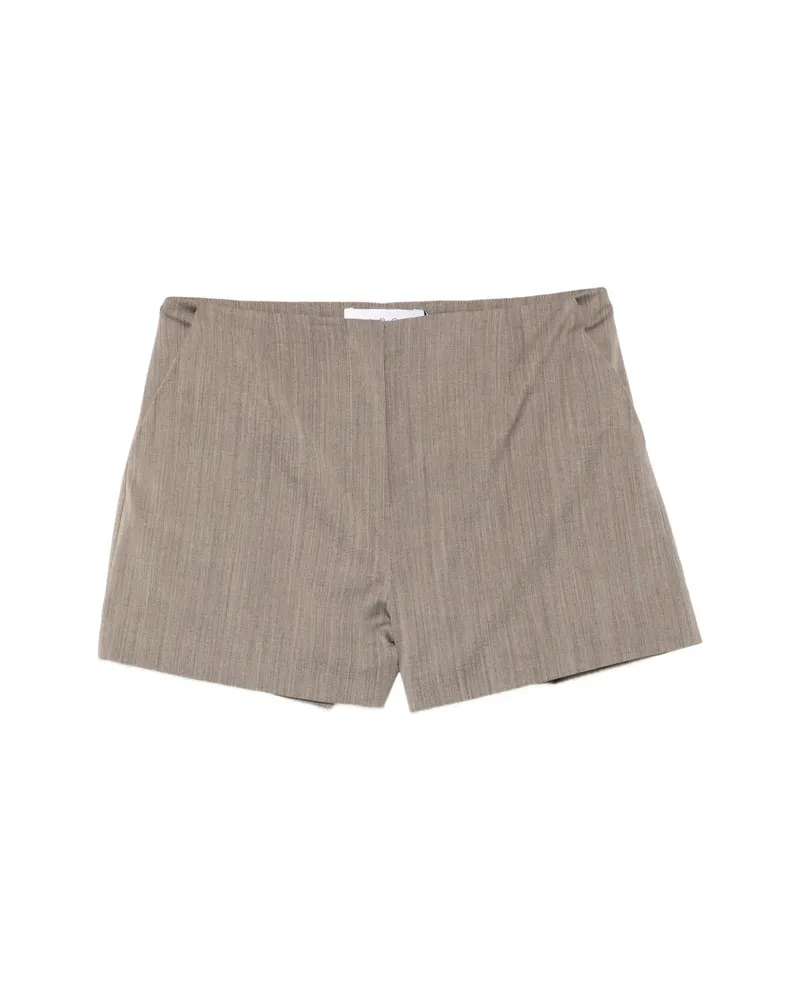 IRO Striped Shorts Neutrals