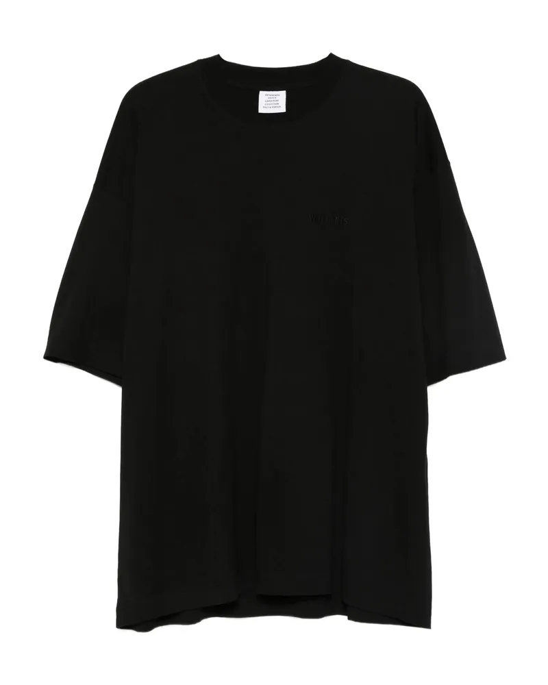 VETEMENTS Cotton T-shirt Black