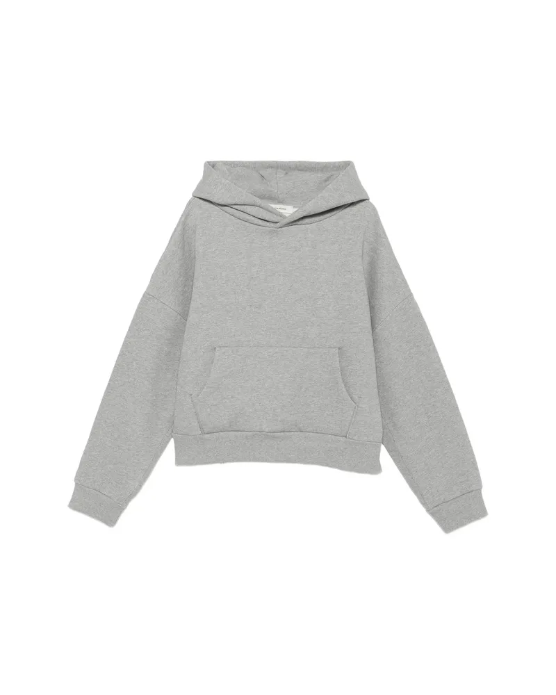 Entire Studios Drop-shoulder Pouch-pocket Hoodie Grey