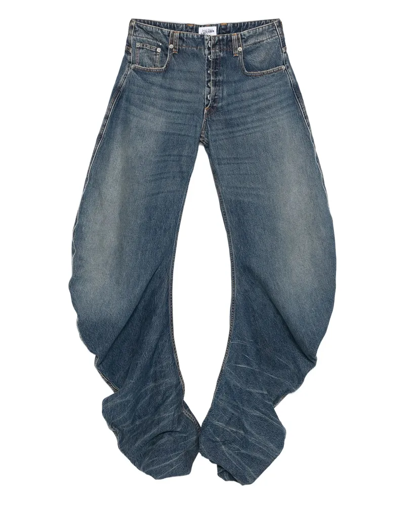 Jean Paul Gaultier Cotton Jeans Blue