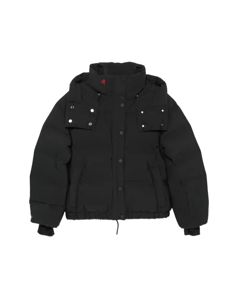 Perfect Moment Moment Logo-print Hooded Ski Jacket Black