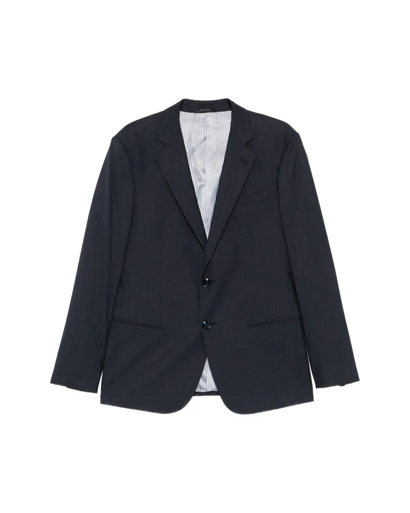 Giorgio Armani Single-breasted Notch-lapel Suit Blue