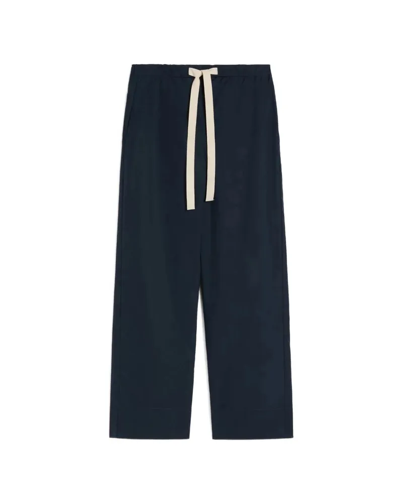 Max Mara SMMARGENTO Drawstring Trousers Blue