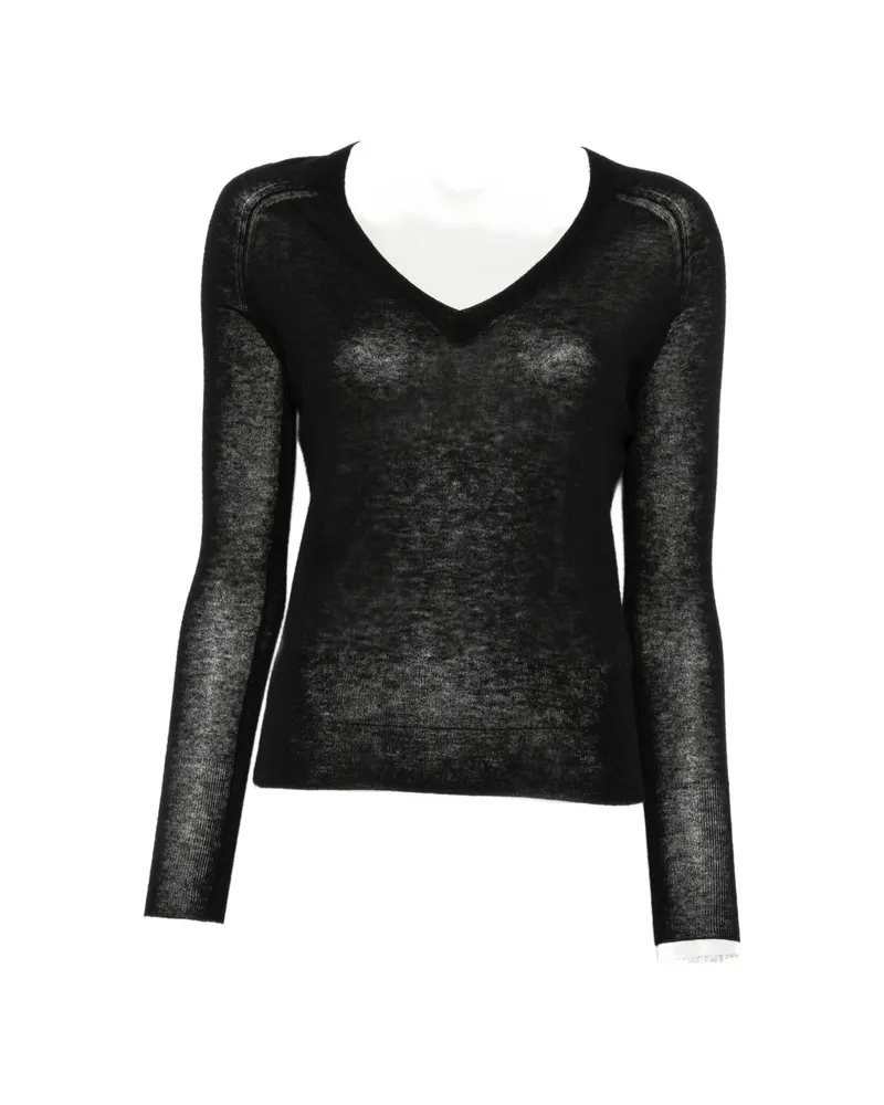 Joseph Cetus V-neck Top Black