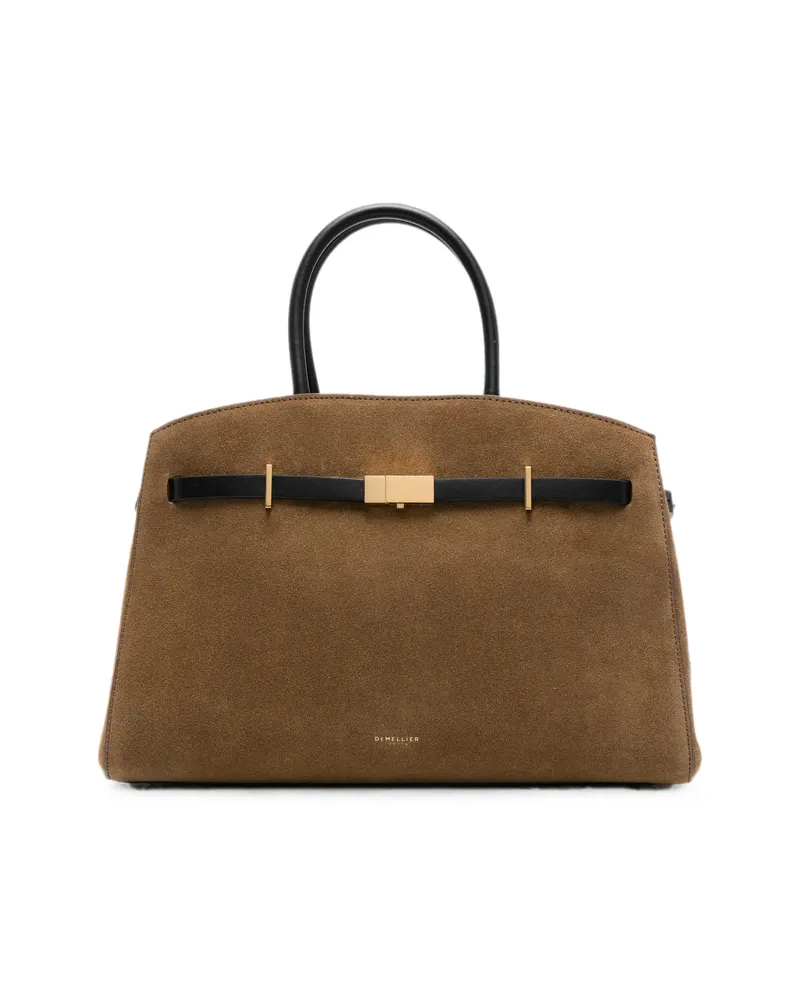 DeMELLIER Medium Hudson Tote Bag Brown