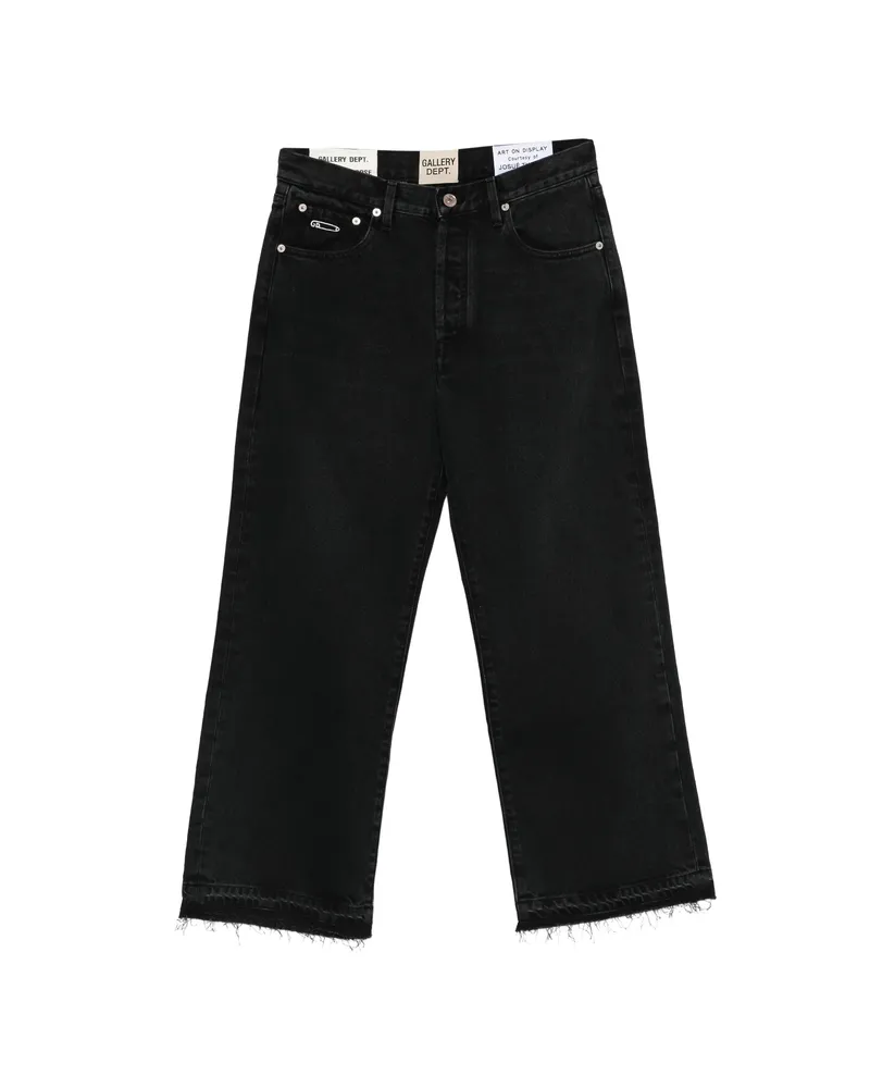 GALLERY DEPT. Frayed-hem Jeans Black