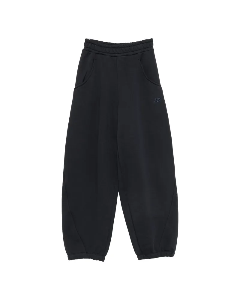 New Balance Logo-embroidered Track Pants Blue