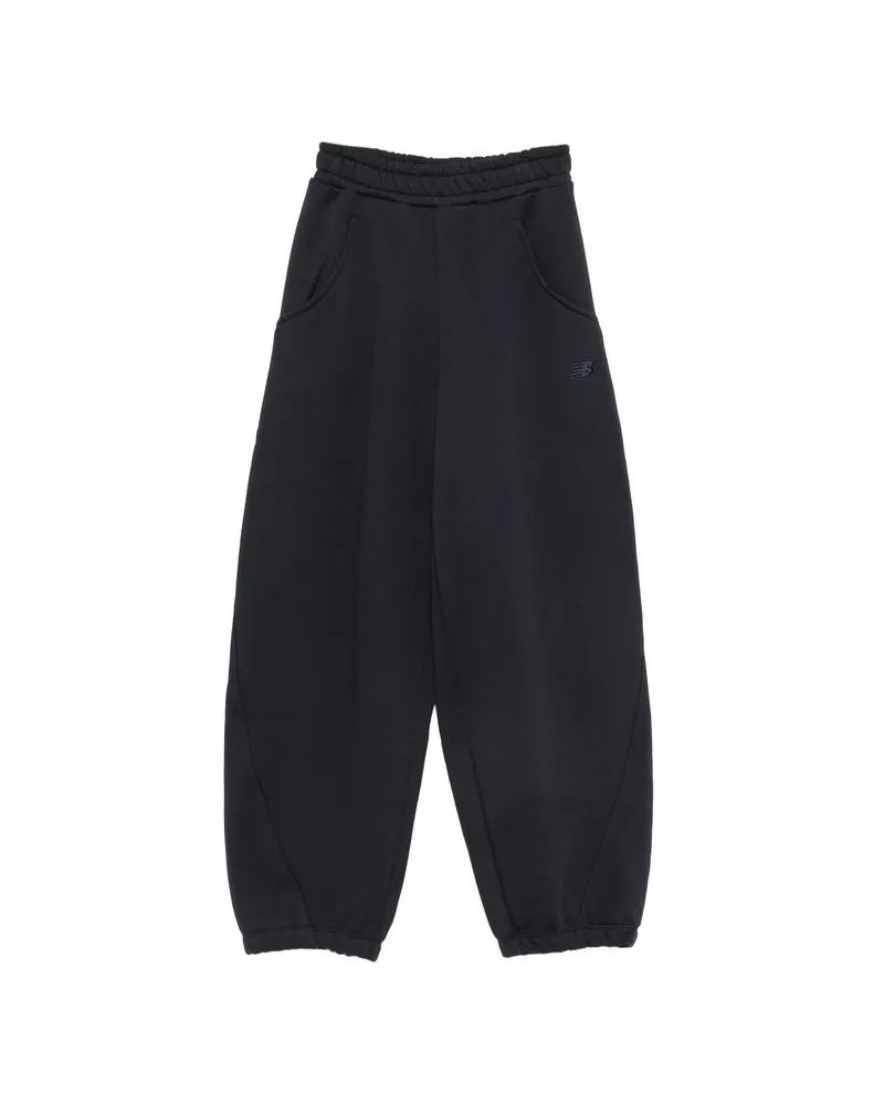 New Balance Logo-embroidered Track Pants Blue