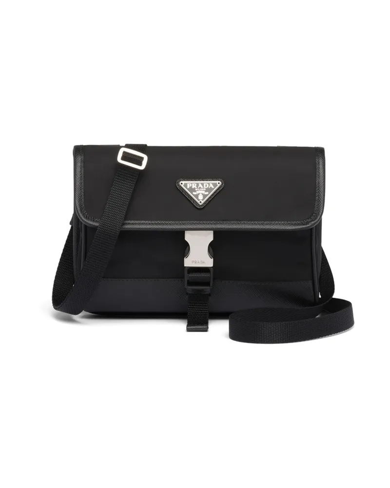 Prada Shoulder Strap Phone Case Black