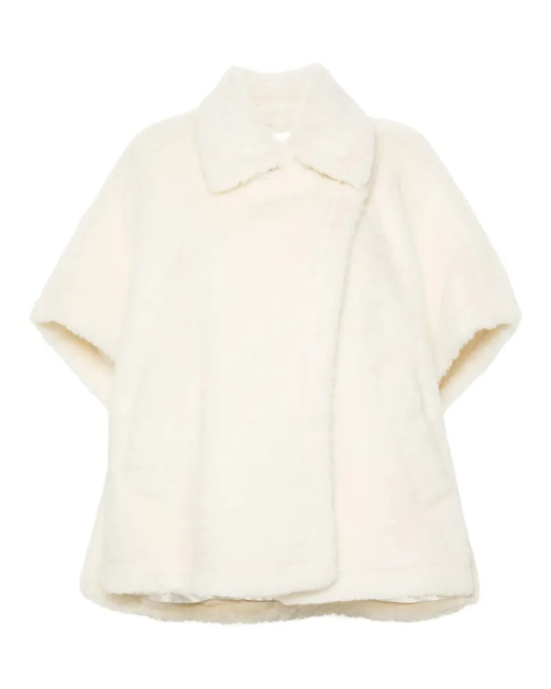 Max Mara Tebe Cape White