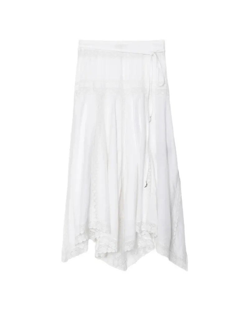 Zadig & Voltaire Jetro Asymmetric Skirt White