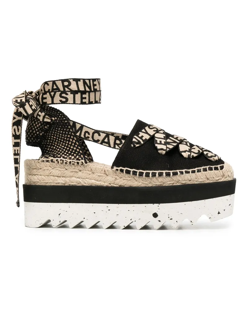 Stella McCartney Gaia Platform Espadrilles Black