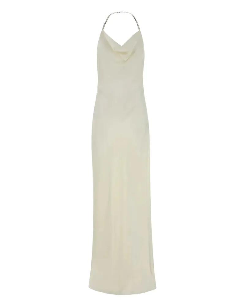 Stella McCartney Ivory Satin Long Dress 