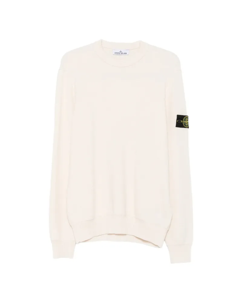 Stone Island Logo-patch Sweater Neutrals