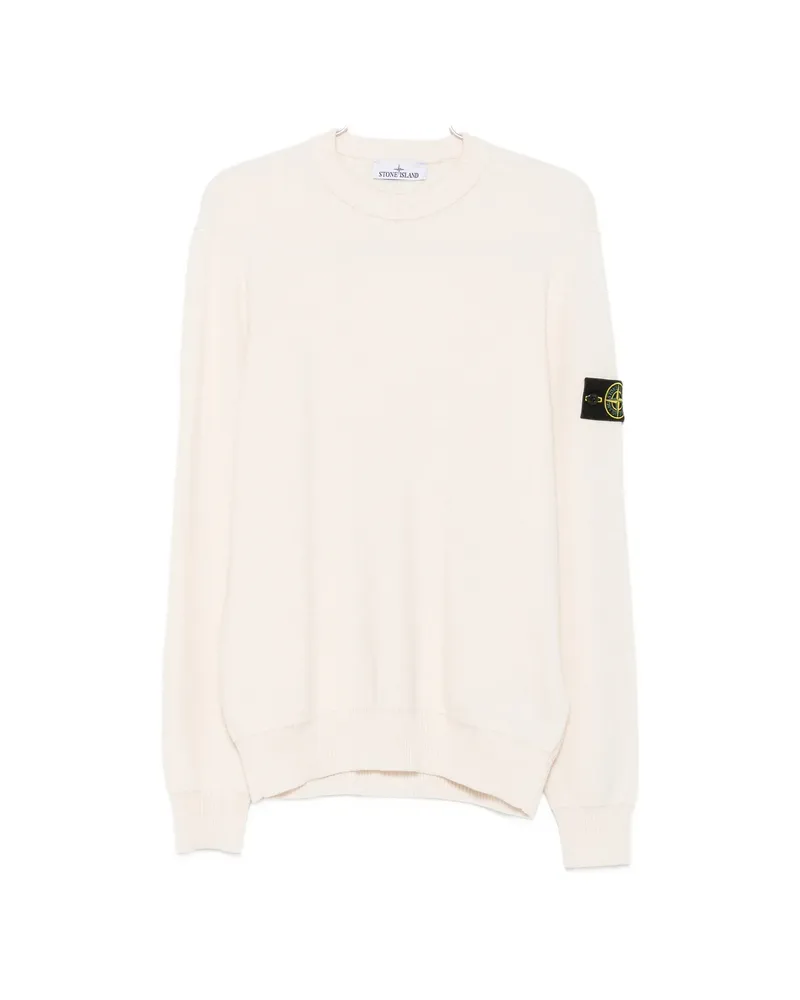 Stone Island Logo-patch Sweater Neutrals