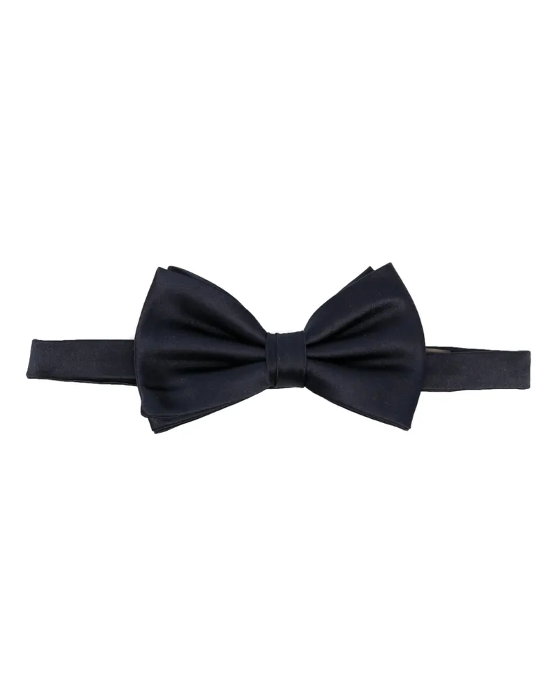 Lady Anne Classic Silk Bow Tie Blue