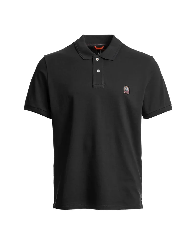 Parajumpers Logo-patch Polo Shirt Black
