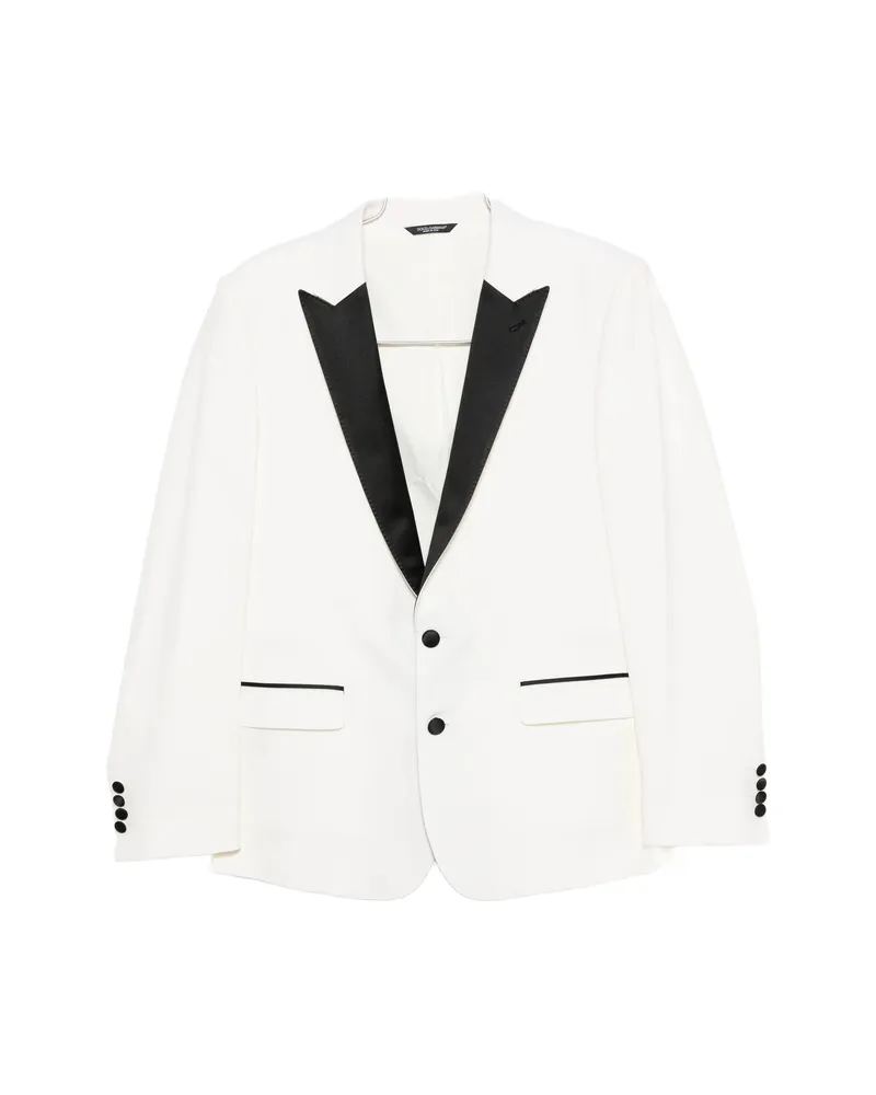 Dolce & Gabbana Peak Lapels Tuxedo White