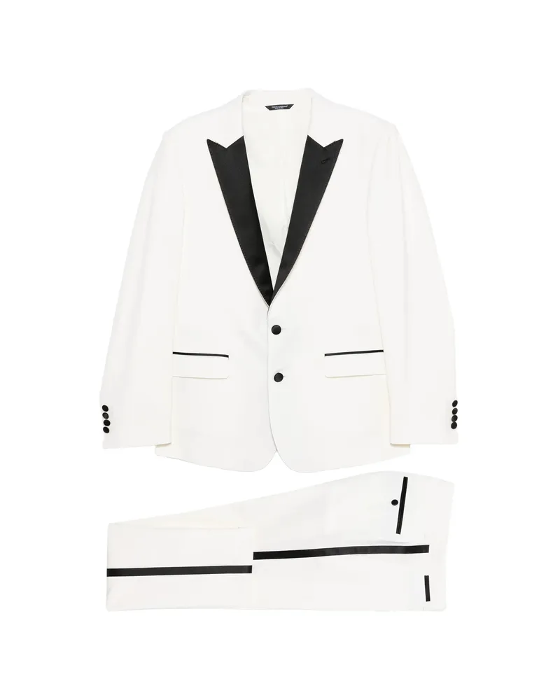 Dolce & Gabbana Peak Lapels Tuxedo White