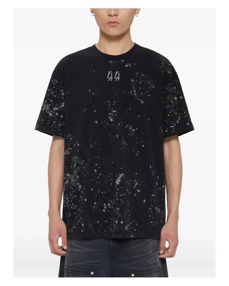 44 LABEL GROUP Cotton T-shirt Black