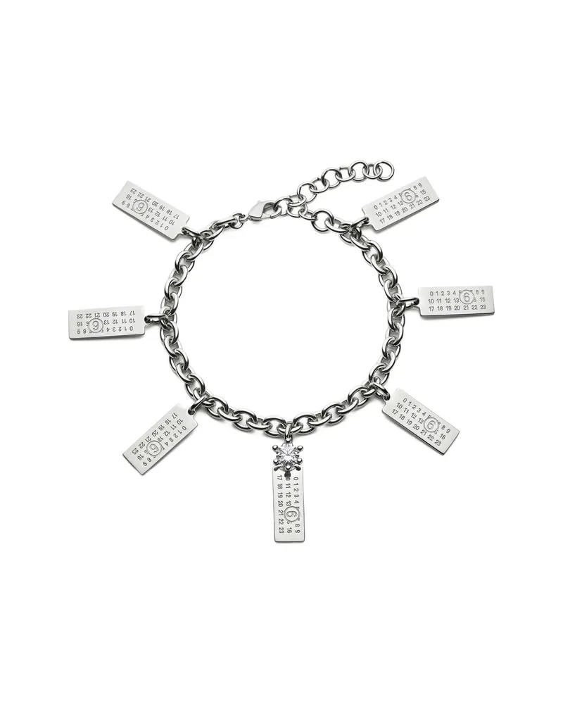 Maison Margiela Charms Chain Bracelet Silver
