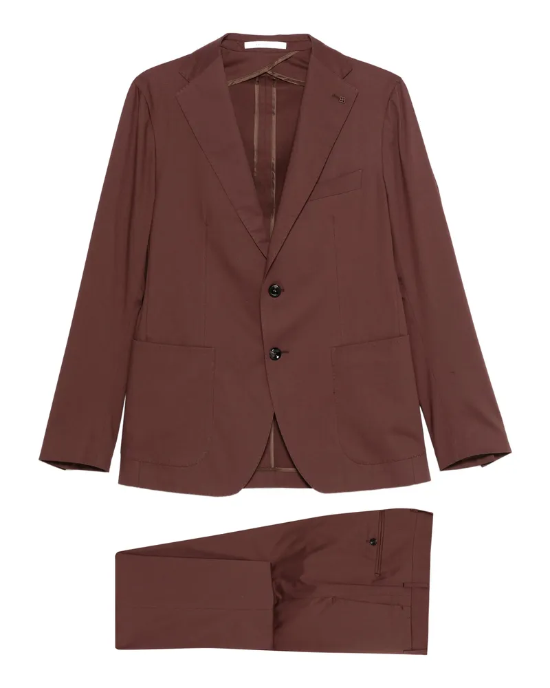 Tagliatore Single-breasted Suit Brown
