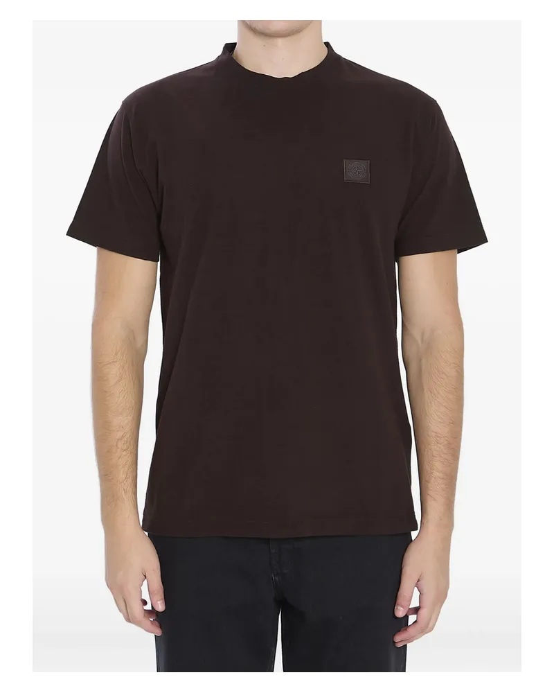 Stone Island Ghost Piece T-shirt Brown