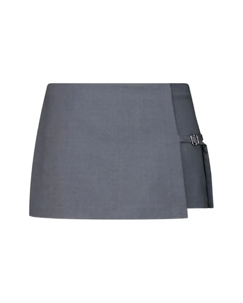 Paloma Wool Mini Archive Buckled Skirt Grey