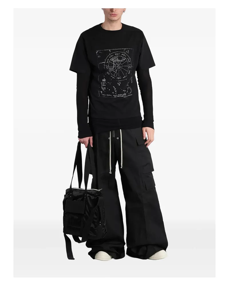 Rick Owens Graphic Short-sleeve T-shirt Black