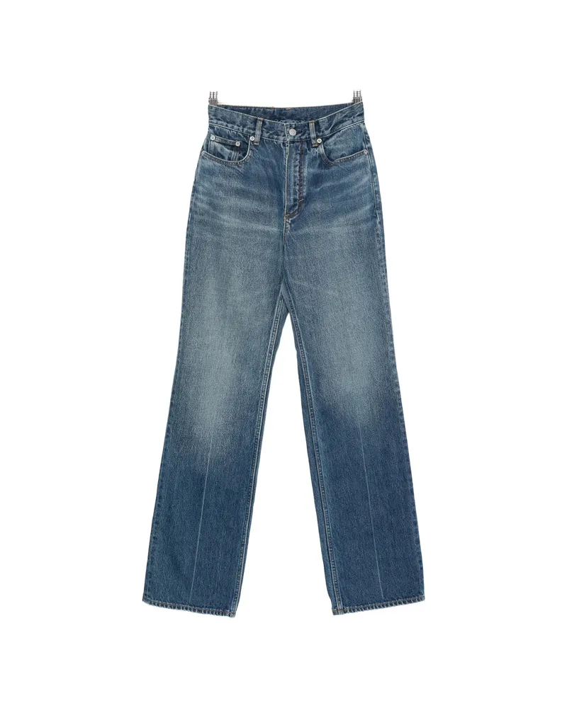Alaïa Bootcut Denim Jeans Blue