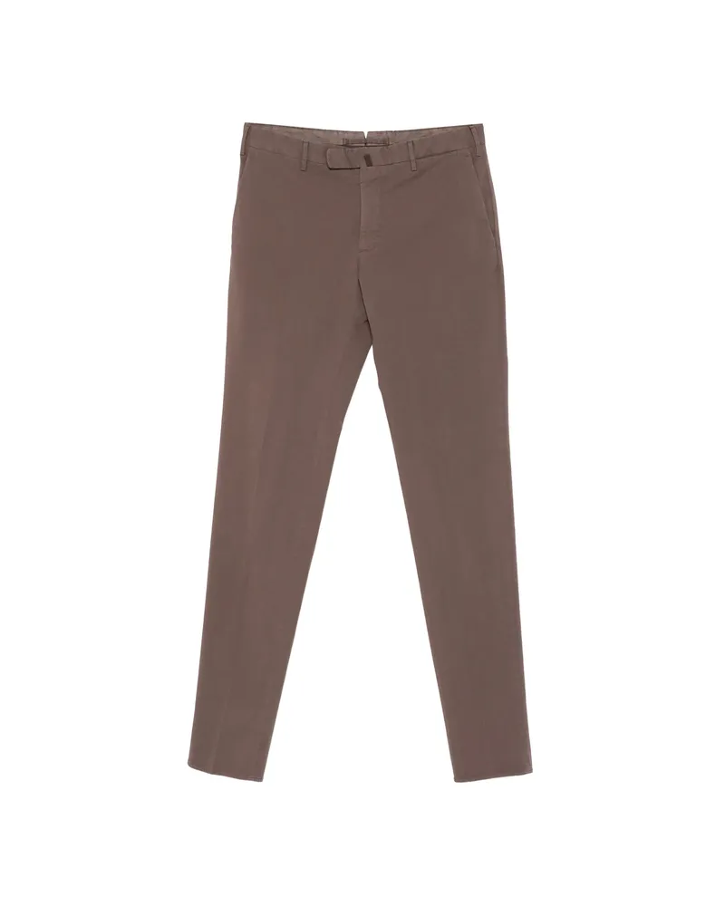 Incotex Belt-loop Trousers Brown