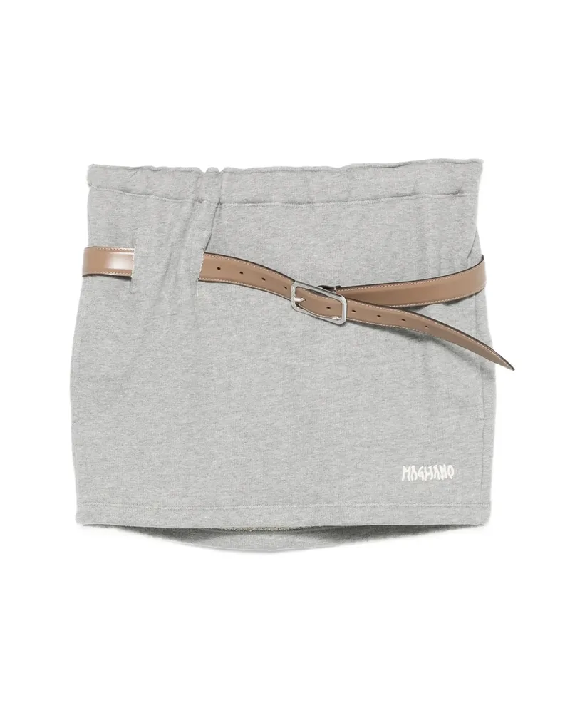 Magliano Provincia Logo-detail Mini Skirt Grey