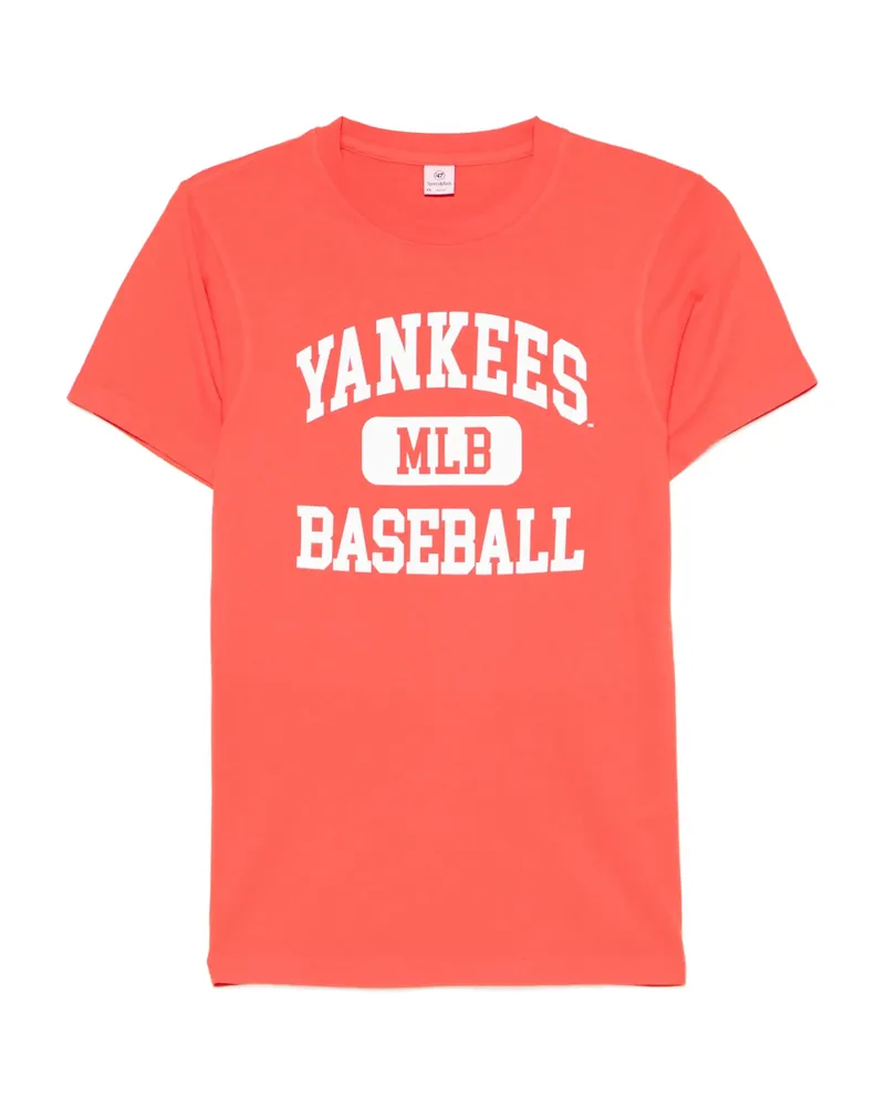 SPORTY & RICH Yankees Ivy T-shirt Red