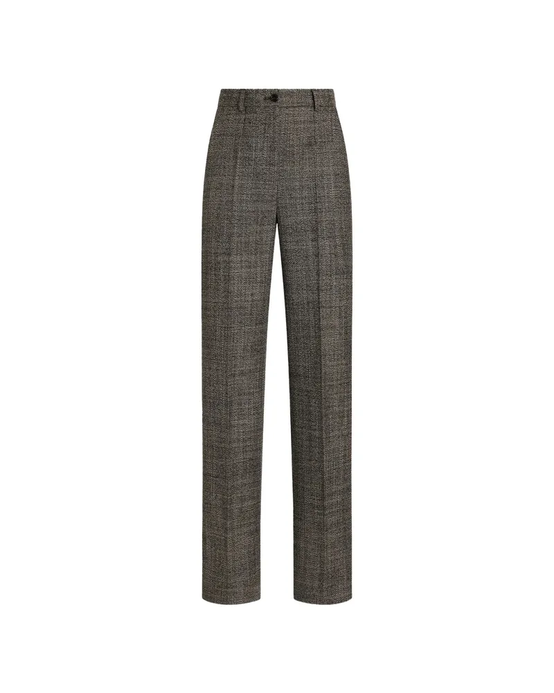 Dolce & Gabbana Wool Trousers Grey