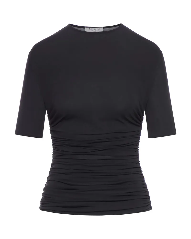 Alaïa Jersey T-shirt Black