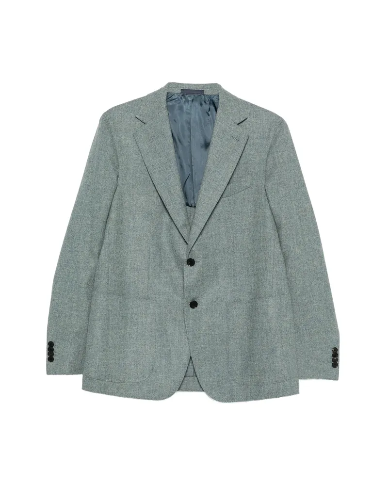 Caruso Aida Single-breasted Blazer Blue
