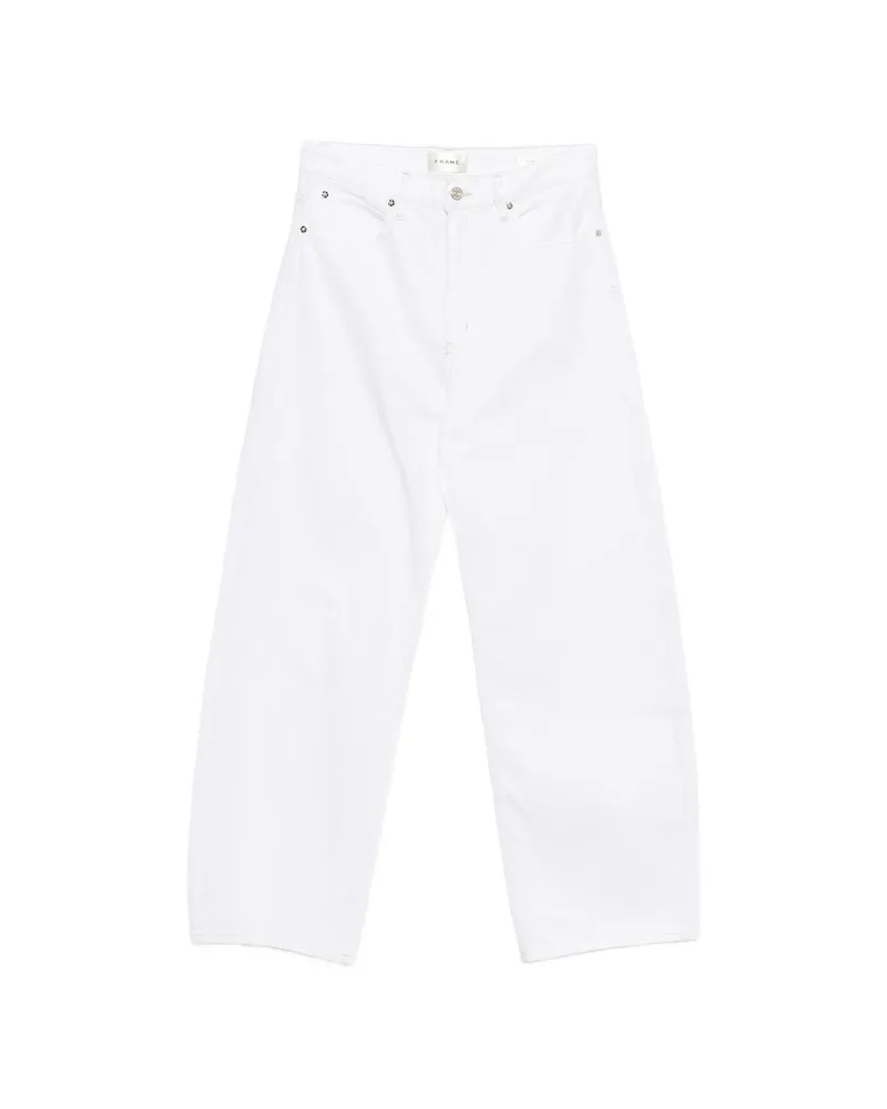 Frame Denim The Bow High-waisted Jeans White