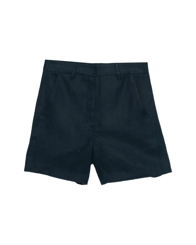 Max Mara Front-zip Shorts Blue