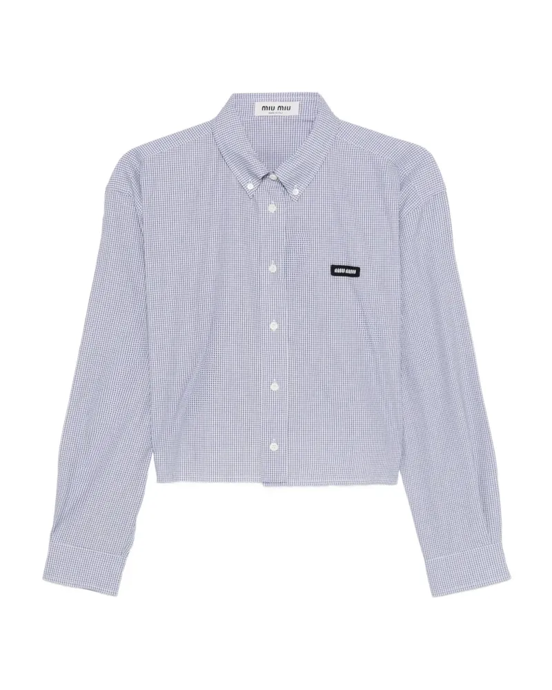 Miu Miu Button-fastening Shirt Blue