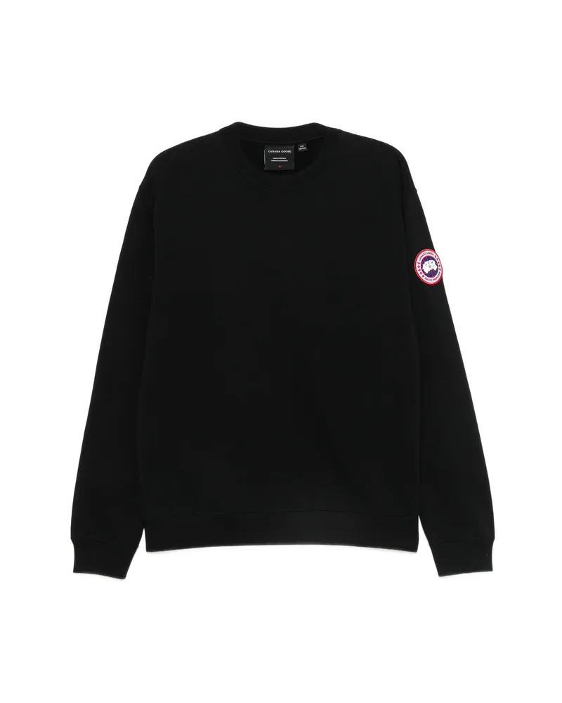 Canada Goose Loon Logo-patch Sweater Black
