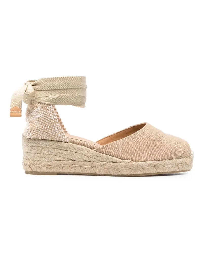 Castañer 50mm Wedge Espadrilles Neutrals