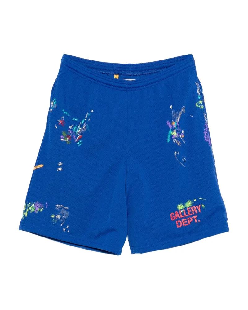 GALLERY DEPT. X Josué Thomas Painted Track Shorts Blue