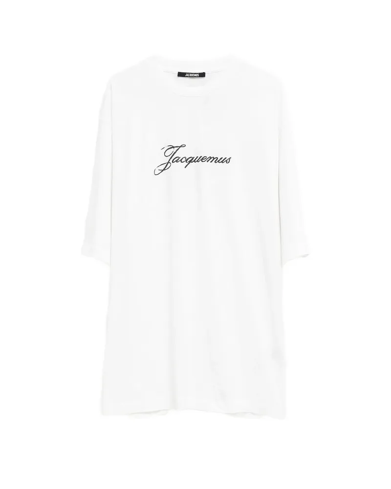 Jacquemus Printed Logo T-shirt White