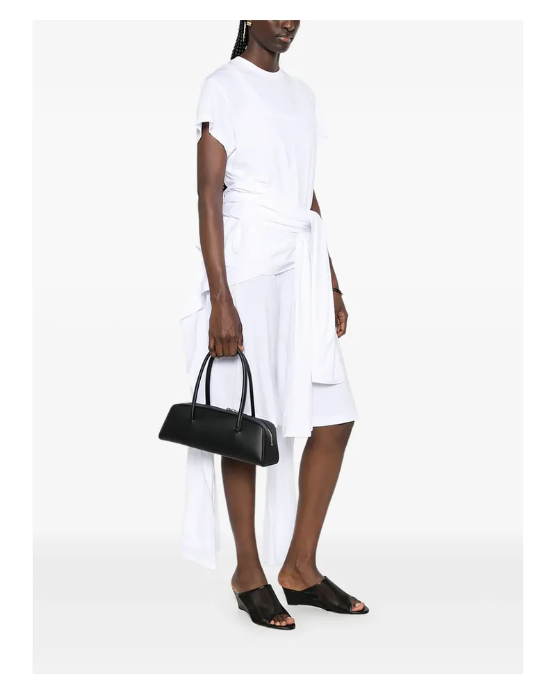Totême Wrap-waist Pleated Shorts White