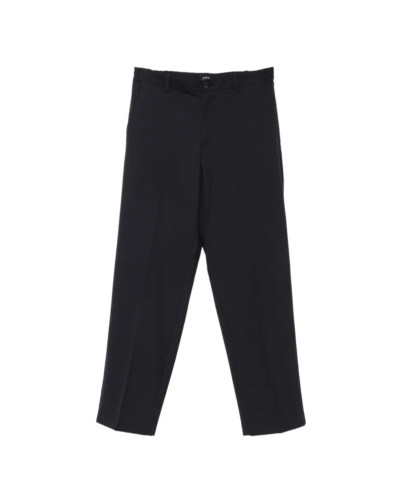 A.P.C. A. p.c. Straight-leg Tailored Trousers Blue
