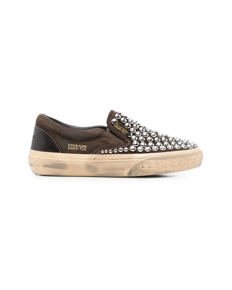 Golden Goose VCE Stud-embellishment Sneakers Brown